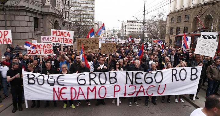 Pijačni prodavci blokadom Beograda sprečili fiskalizaciju